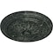 Ekena Millwork Wigan Ceiling Medallion, Hand-Painted Painted Turtle Crackle, 16"OD x 2 1/4"P CM16WGPTC - alternate 4